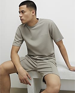 Grey Slim Fit Short Sleeve T-Shirt