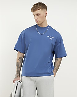 Blue Oversized Fit Palais Dept T-Shirt