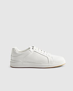 White Cup Sole Trainers