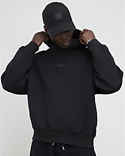 Black Oversized Fit Luminis Hoodie