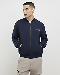 Navy MCMXII Bomber Jacket
