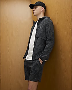 Green Camouflage Athleisure RXR Hooded Jacket