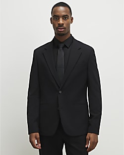 Black Slim Fit Suit Jacket