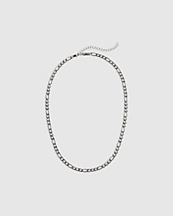 Silver Steel Chain Necklace