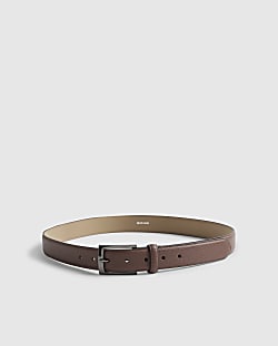 Brown Textured Belt