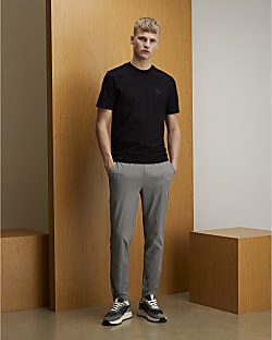 Grey Skinny Fit Active Trousers