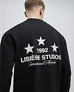 Black Long Sleeve Lisiere 1992 T-Shirt