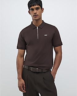 Brown Slim Fit Premium Polo Shirt