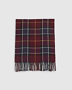 Red Check Scarf