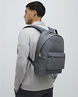 Grey RR Monogram Rucksack