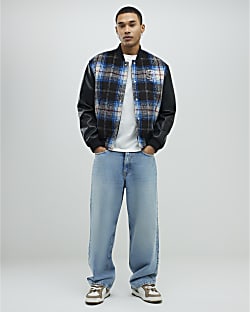 Blue Baggy Fit Jeans