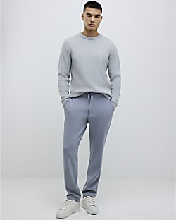 Blue Slim Fit Joggers