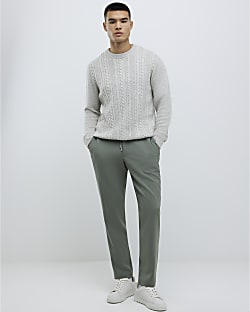 Green Slim Fit Joggers