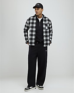 Black Check Overshirt