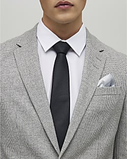 Black Micro Dot Tie