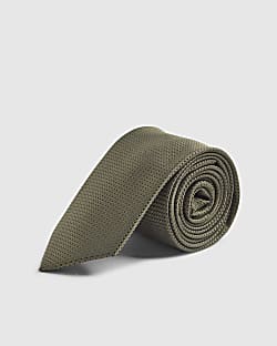 Green Micro Dot Tie
