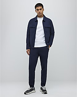 Navy Skinny Fit Chino Trousers
