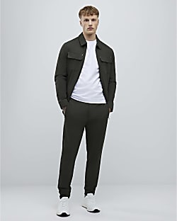 Green Skinny Fit Chino Trousers