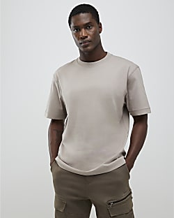 Beige Regular Fit T-Shirt