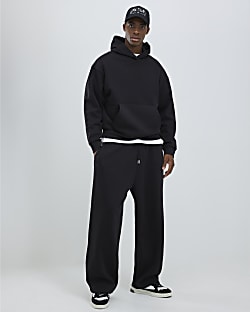 Black Wide Leg Joggers