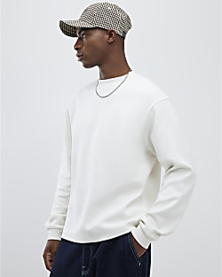 Ecru Regular Fit Sweatshirt