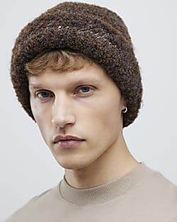 Brown Boucle Beanie