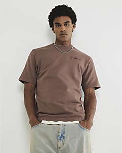 Brown Regular Fit Luminis T-Shirt
