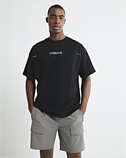 Green Oversized Luminis Embossed T-Shirt