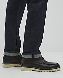 Brown Wedge Chukka Boots