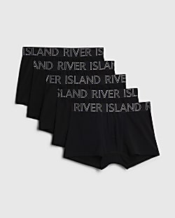 Black Pack Of 5 Trunks