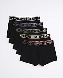 Black Metallic RI Pack Of 5 Trunks