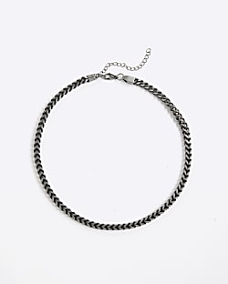 Black Chunky Chain Necklace