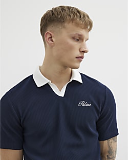 Navy Regular Fit Ame Saint Polo Shirt