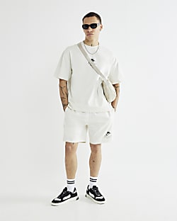 Ecru Japanese T-Shirt And Shorts Set
