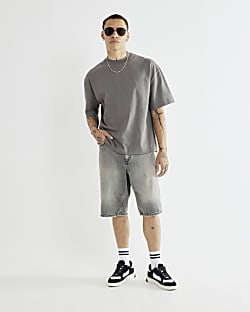 Grey Oversized Fit T-Shirt