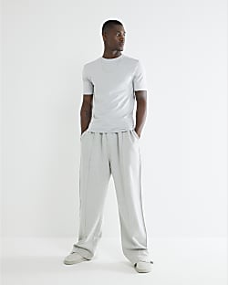 Grey Muscle Fit T-Shirt