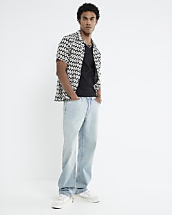 Blue loose Fit Jeans