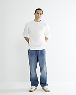 Blue Loose Fit Jeans