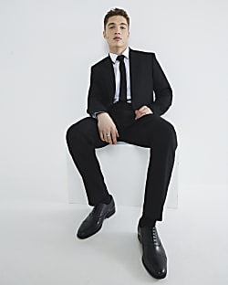 Black Tailored Suit Trousers