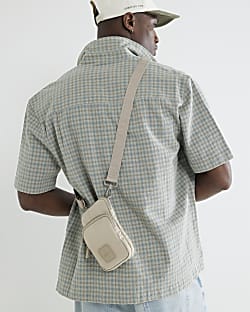 Beige Mini Cross Body Bag