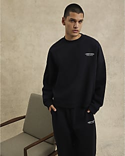 Black Oversized Luminis Studios Sweatshirt