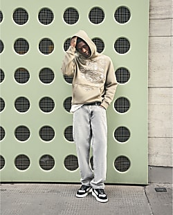 Grey Loose Fit Jeans