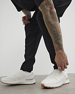 White Mesh Trainers