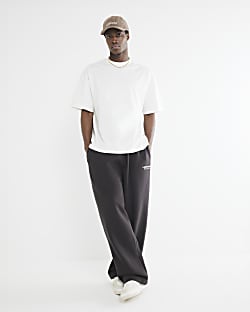 Beige Short Sleeve Oversized T-Shirt