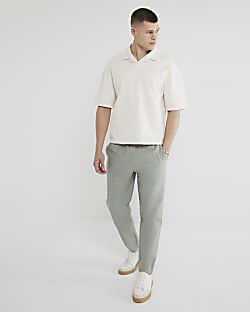 Grey Pull On Trousers