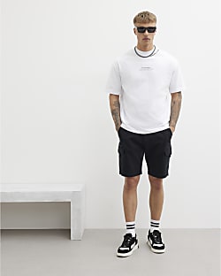 Black Cargo Shorts