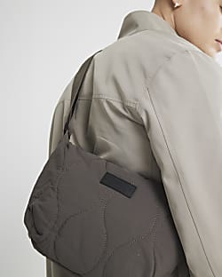 Beige Quilted Luminis Sling Cross Body Bag