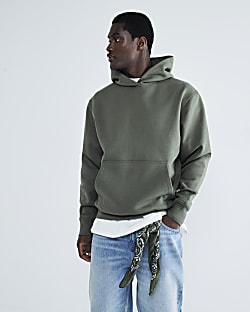 Red Long Sleeve Essential Hoodie River Island