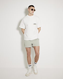Khaki Swim Shorts