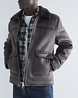 Western faux shearling jacket 2025